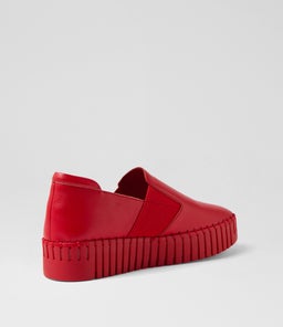 BECCA DJ RED RED SOLE LEATHER