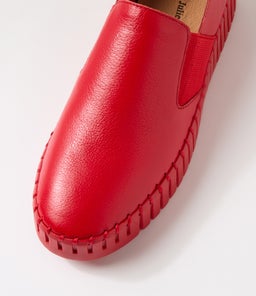 BECCA DJ RED RED SOLE LEATHER