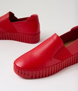 BECCA DJ RED RED SOLE LEATHER