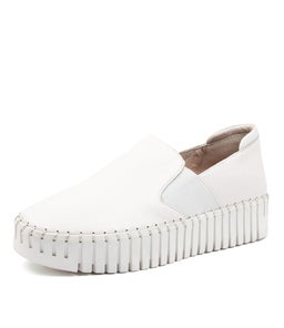BECCA DJ WHITE LEATHER