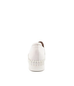 BECCA DJ WHITE LEATHER