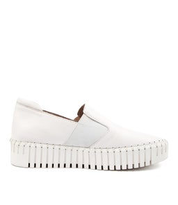BECCA DJ WHITE LEATHER