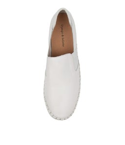 BECCA DJ WHITE LEATHER