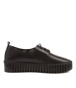BRENDA DJ BLACK BLACK SOLE LEATHER