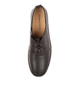 BRENDA DJ BLACK BLACK SOLE LEATHER