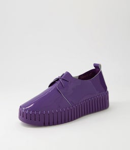 BRENDA DJ PURPLE PURPLE SOLE PATENT LEATHER