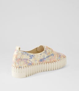BRENDA DJ NUDE&GOLD IVORY SOLE CUT LEATHER