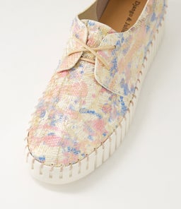 BRENDA DJ NUDE&GOLD IVORY SOLE CUT LEATHER