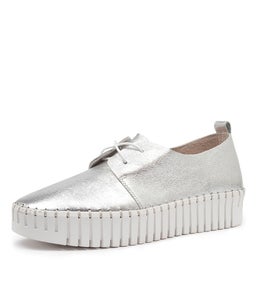BRENDA DJ SILVER LEATHER