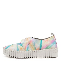 BRENDA DJ WHITE&PINK MULTI LEATHER