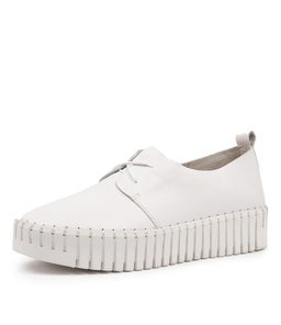 BRENDA DJ WHITE LEATHER