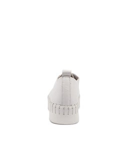 BRENDA DJ WHITE LEATHER