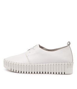 BRENDA DJ WHITE LEATHER