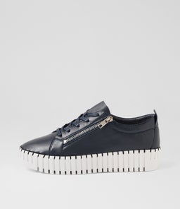 BUMP DJ NAVY WHITE SOLE LEATHER