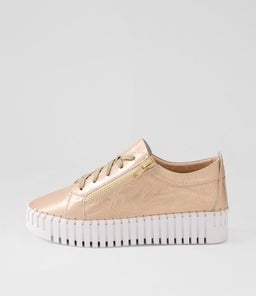 BUMP DJ PEACH WHITE SOLE SHRUNKEN LEATHER