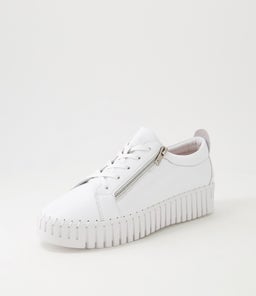 BUMP DJ WHITE LEATHER