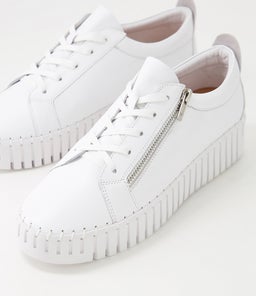 BUMP DJ WHITE LEATHER