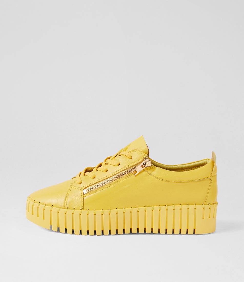 Bump Lemon Leather Sneakers Bump Lemon Leather Sneakers