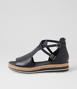 ALEXYS DJ NAVY LEATHER