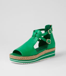 ALEXYS DJ BRIGHT EMERALD LEATHER