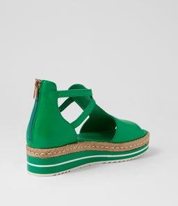 ALEXYS DJ BRIGHT EMERALD LEATHER