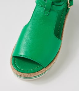 ALEXYS DJ BRIGHT EMERALD LEATHER