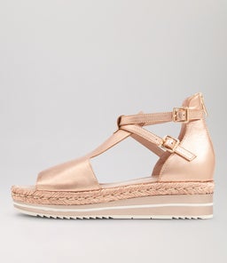 ALEXYS DJ PALE ROSE GOLD ROSE GOLD ROPE LEATHER