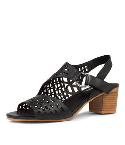 BENA DJ NEW BLACK NATURAL HEEL LEATHER