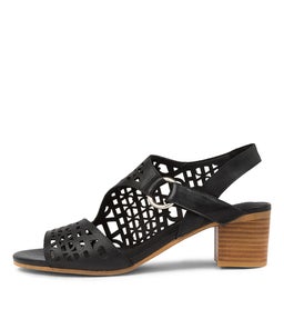 BENA DJ NEW BLACK NATURAL HEEL LEATHER