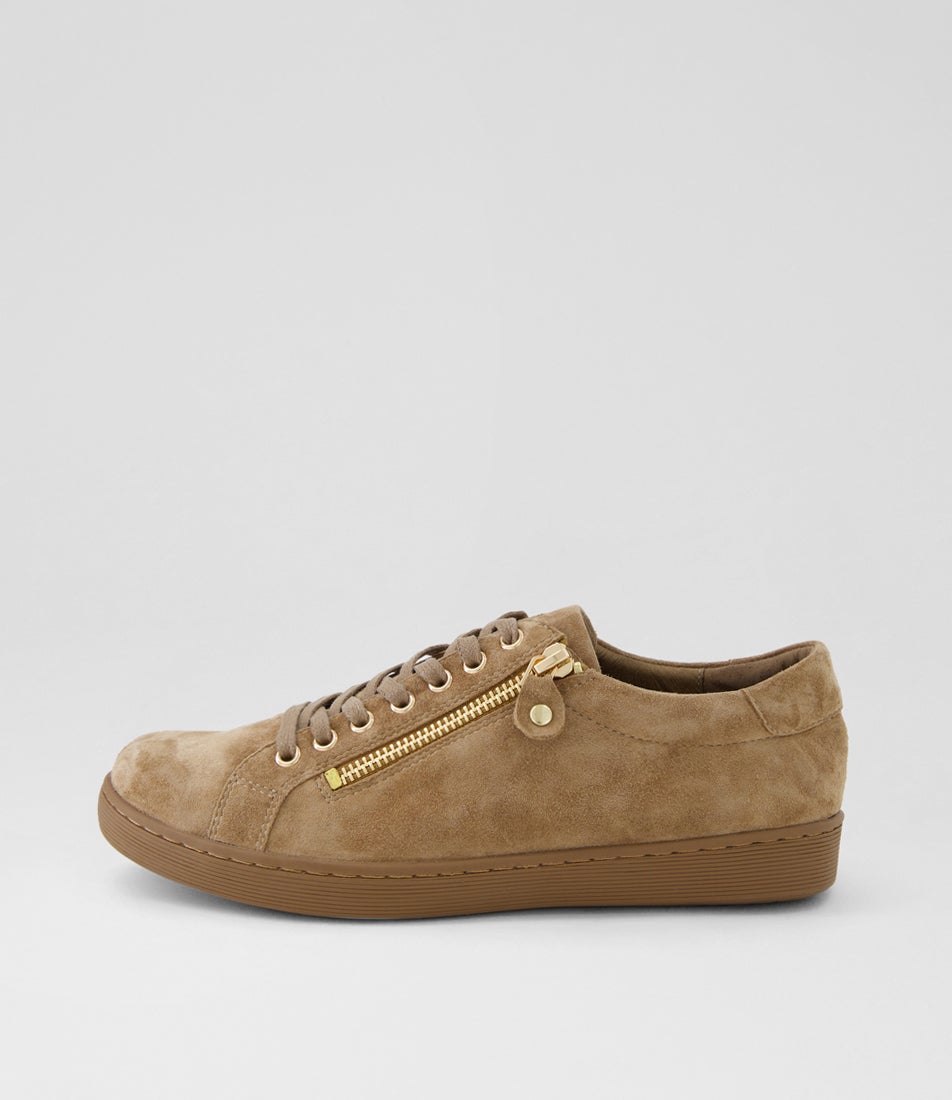 Donat Light Choc Suede Sneakers