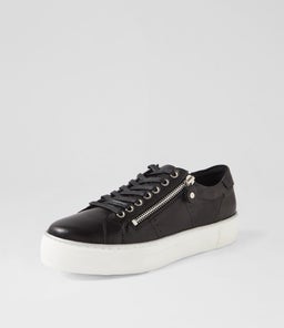 FROGGY DJ BLACK WHITE SOLE LEATHER