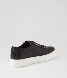 FROGGY DJ BLACK WHITE SOLE LEATHER
