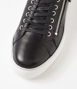 FROGGY DJ BLACK WHITE SOLE LEATHER
