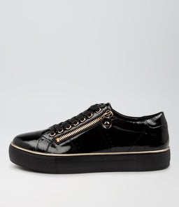 FROGGY DJ BLACK PATENT LEATHER
