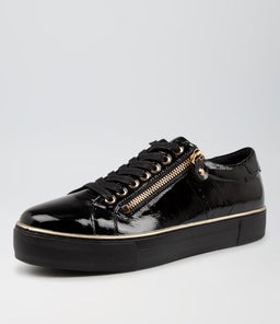 FROGGY DJ BLACK PATENT LEATHER