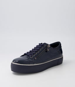 FROGGY DJ NAVY NAVY SOLE PATENT LEATHER
