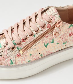FROGGY DJ ROSE GOLD&PINK LINE CUT LEATHER