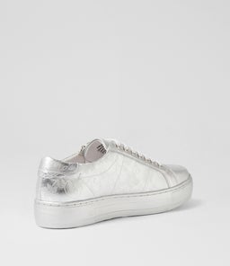 FROGGY DJ SILVER FLOWER EMBOSSED LEATHER