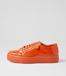 FROGGY DJ ORANGE ORANGE SOLE PATENT LEATHER