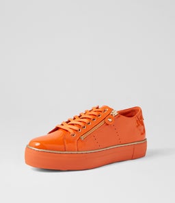 FROGGY DJ ORANGE ORANGE SOLE PATENT LEATHER