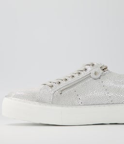 FROGGY DJ SILVER SPECKLE LEATHER
