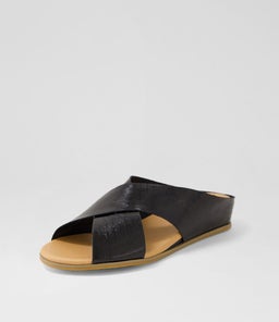 HARLI DJ BLACK SQUARES METALLIC LEATHER