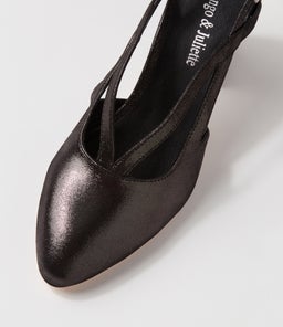 KENZY DJ BLACK SHIMMER LEATHER