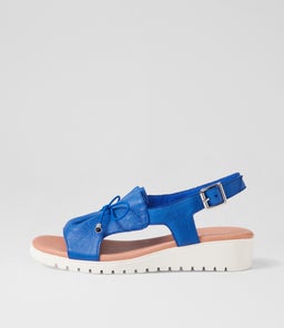 MALIKA DJ COBALT WHITE SOLE LEATHER