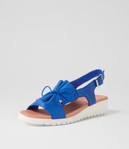 MALIKA DJ COBALT WHITE SOLE LEATHER