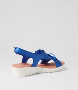 MALIKA DJ COBALT WHITE SOLE LEATHER
