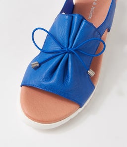 MALIKA DJ COBALT WHITE SOLE LEATHER