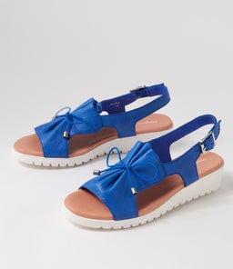 MALIKA DJ COBALT WHITE SOLE LEATHER