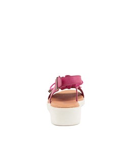 MALIKA DJ FUCHSIA WHITE SOLE LEATHER