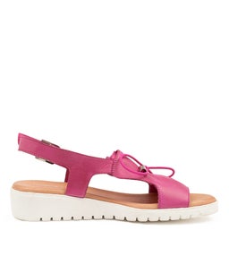 MALIKA DJ FUCHSIA WHITE SOLE LEATHER